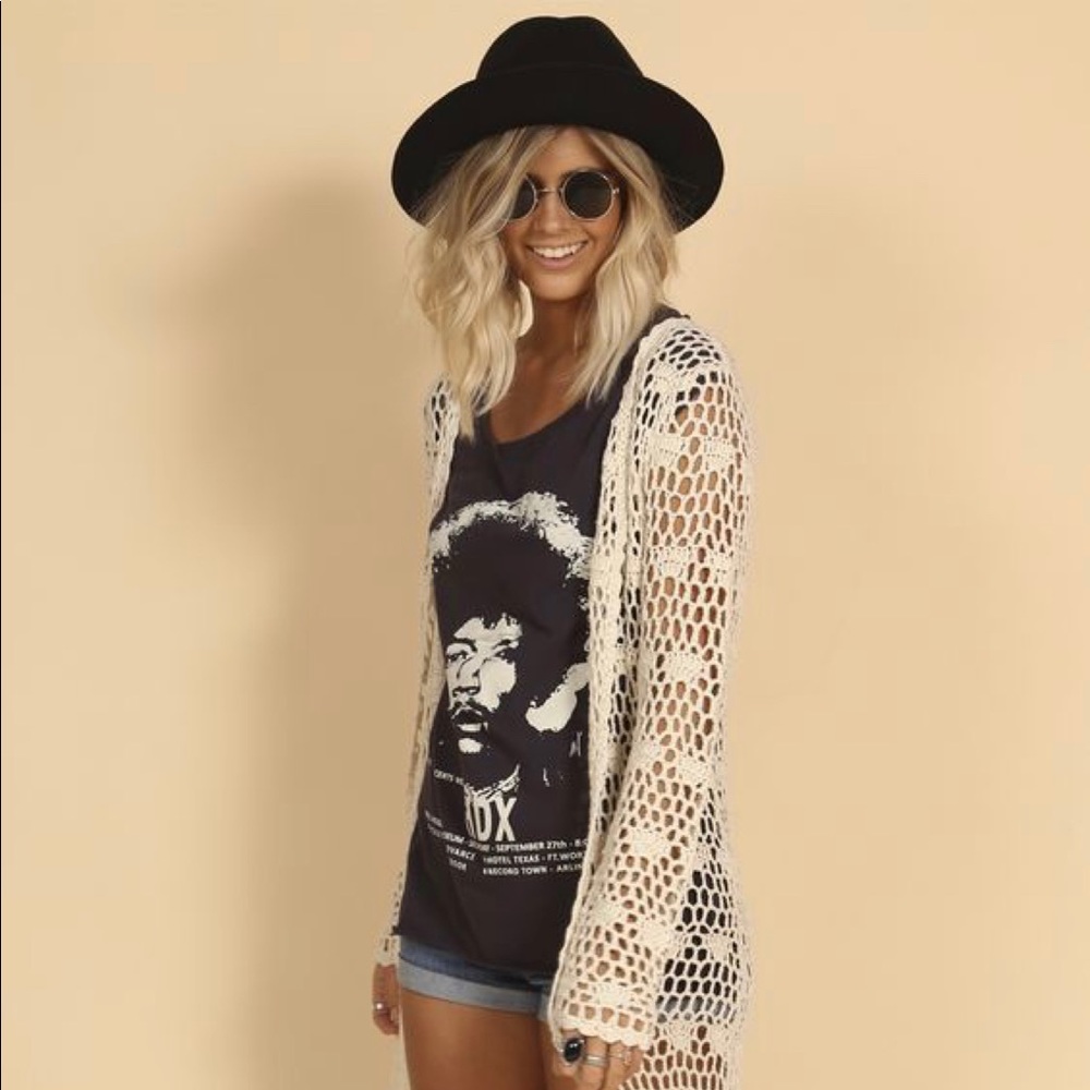Cream cardigan